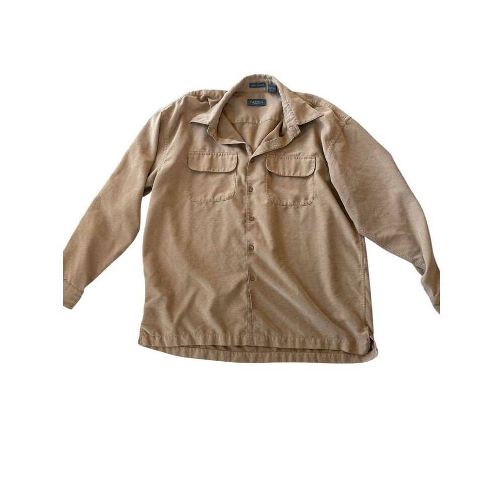 VanHeusen Soft Touch Button Up Long Sleeve Men's